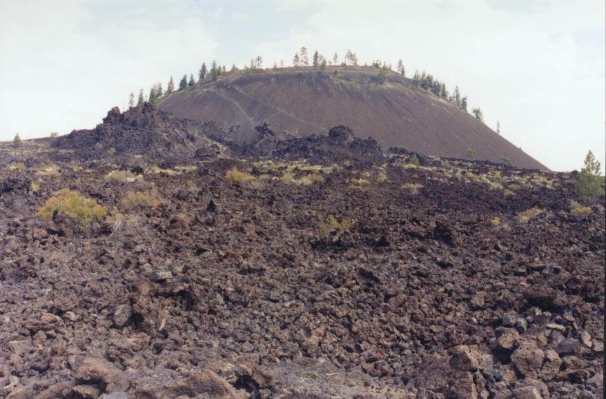 Lava Butte and lava flow