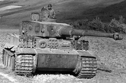 Captured Tiger I tank in Tunis, 1943